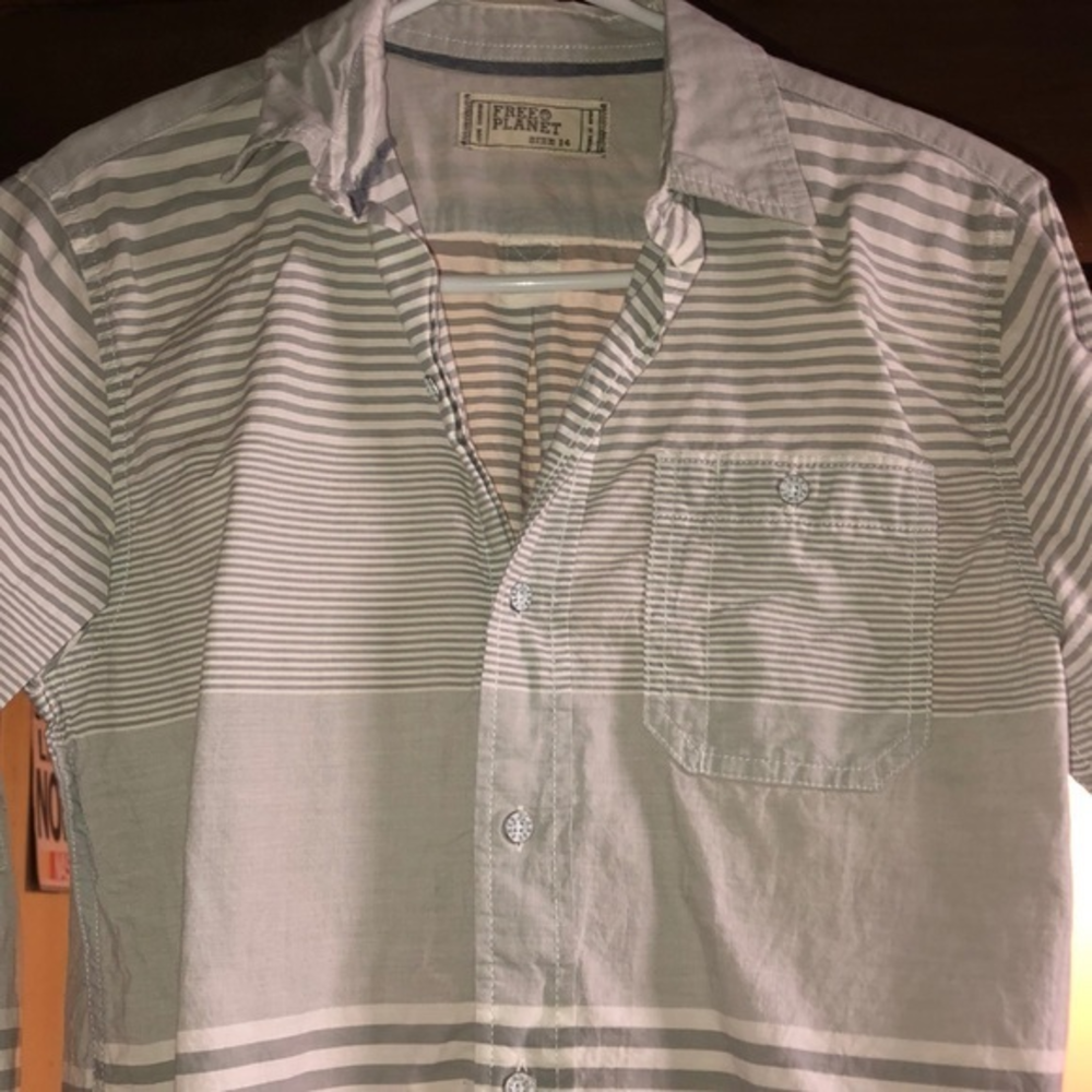 Boys cute button‎ down shirt
